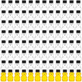 Patelai 96 Pcs 2 oz Plastic Honey Bear Bottle Bear Shape Clear Jar, Black by Patelai