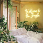 Welcome to the Jungle LED Neon Signs Warm White Neon Lights for Wall Decor USB Light Up Sign For Garden Home Porch store Christmas Living Room Bar Decoration(16.5 * 11Inch) - Image 6