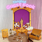 Wooden Drop Box Guest Book Alternative | Fairytale Princess Tower Wedding - Image 2