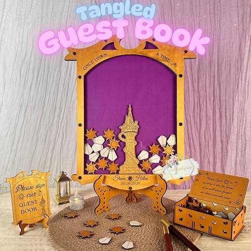 Wooden Drop Box Guest Book Alternative | Fairytale Princess Tower Wedding - Image 2