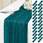 24 Pack Teal 10Ft Cheesecloth Table Runner by Unknown