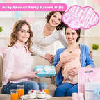 CHENGU 100 Pcs Baby Shower Pacifiers Necklace Bulk,Pink - Image 6