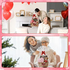 Funnymoom 24 Pcs Red Heart Basket for Gifts Empty Red Love Heart Gift Basket Empty to Fill with Handle, Transparent Bag and Bow for Teacher Summer Xmas Wedding Party Favor Supplies, 9.8 x 6.5 x 4.3'' - Image 2