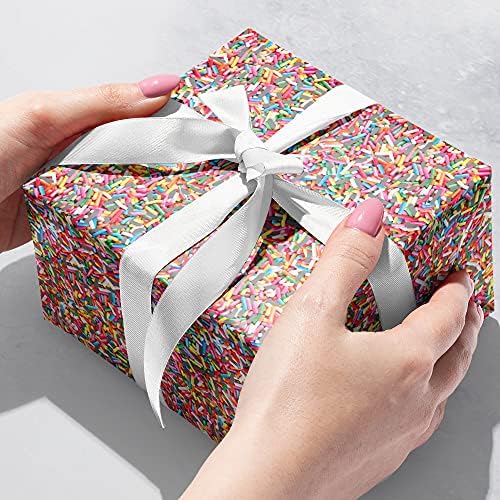 Jillson Roberts Gift Wrapping Paper, Sprinkles (8 Rolls 5ft x 30in) - Image 2