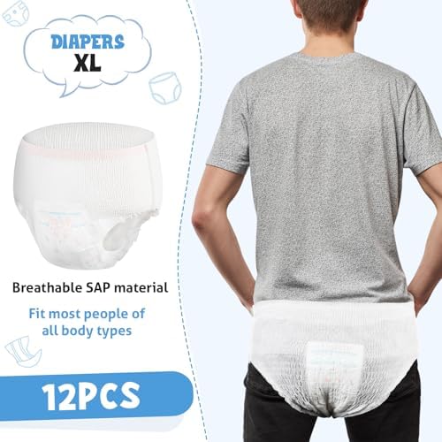 12 Set Bottle Chug Baby Shower Games Favors Change Funny Diaper Game Including Plastic Baby Bottles Chug Disposable Diapers Themed Sign for Gender Reveal Party Supplies (Blue Color,Bear) - Image 5