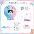 Kosiz 65 Pcs Gender Reveal Baby Shower Guest Book Alternative for 60 Guests - Image 2