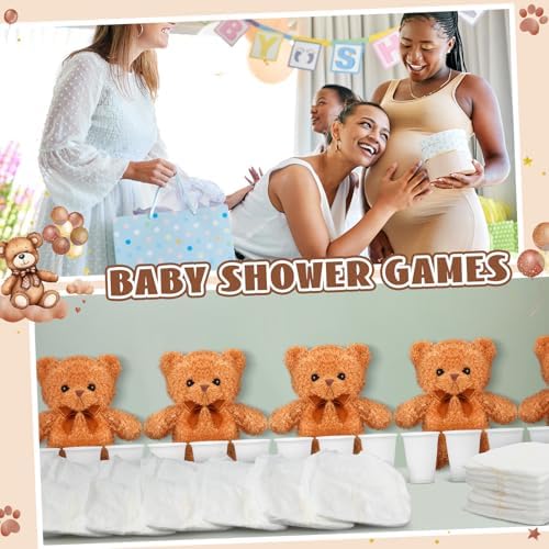 Seenelling 8 Sets Bear Blindfolded Diaper Changing Baby Shower Games - Image 5