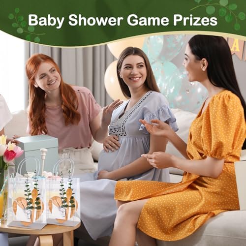 55Pcs Baby Shower Prizes for Game Winners 6 Sets Charcuterie Board with Spoons Butter Spreaders Forks Plaid Towel Thanks Card and Gift Bags for Bridal Shower Favors Party (Heart Shaped) - Image 6