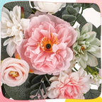 2 Pcs Wedding Arch Decorations, Pink Arch Flowers Swag Peony - Image 5