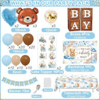 DataMoon We Can Bearly Wait Baby Shower Decorations for Boy - Image 3