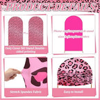 3 Pcs Happy Birthday Party Arch Cover Cheetah Print Birthday Backdrop Decor - Image 6