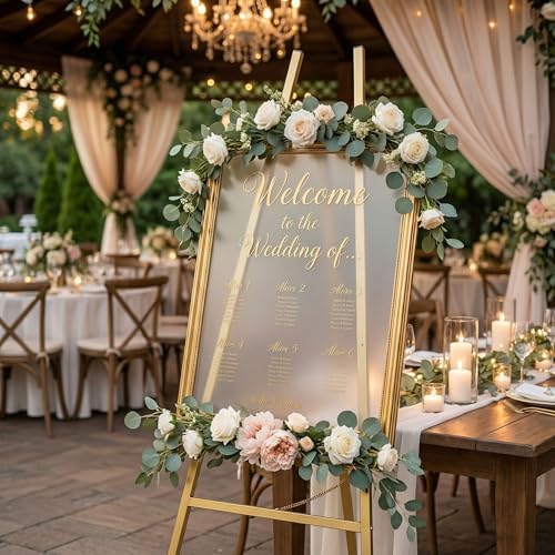 Ns Jymb Gold Easel Stand for Welcome Sign and Wedding Decor - Image 4