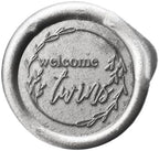 Infusion Wax Seal Baby Stickers - Elegant Self-Adhesive Baby Shower Envelope Seals in 12 Color Options - Perfect for Invitations, Cards, & Party Favors - 25 Pack (Welcome Twins) - Image 3