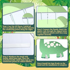 6 Pcs Large Dinosaur Cardboard Cutouts for Kids Birthday Party - Image 3