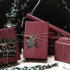 RUSPEPA 30" X 100' Burgundy Pearl Wrapping Large Paper Roll, Jumbo Roll, Wine Red Solid Color Gift Wrap Paper for Birthday, Wedding, Christmas, Shower, Congrats, Valentine's Day, Holiday Gifts - Image 3
