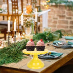 Cake Stand 7.87 Round Cake Tray for Dessert Display Holder for Home Parties Weddings Baby Showers Serving Cakes Pies Cheeses - Image 2