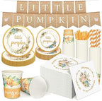 Tanlade 193 Pcs Fall Little Pumpkin Baby Shower Decorations Pumpkin Banner by Tanlade