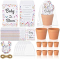 Ctosree 50 Sets Wildflower Baby in Bloom Baby Shower Seed Packets Favors by Ctosree
