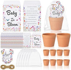 Ctosree 50 Sets Wildflower Baby in Bloom Baby Shower Seed Packets Favors by Ctosree