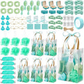 74Pcs Baby Shower Prizes for Game Winners Baby Shower Favors Gifts including Headband Hair Brush Jewelry Box with Gift Bag for Baby Shower Game Prizes Wedding Bridal Shower Favors (Green) by Rigibright
