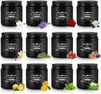 YOROXRG Scented Candles Gifts Set 12 Pack Soy Wax Travel Tin Jar Candles for Home 3.05 OZ for Mom for Christmas, Birthday, Thanksgiving, Mother's Day,Father'Day(Black) - Image 2