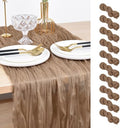 Coffee Cheesecloth Table Runner Fall Wedding Birthday Party Decor 10 Pack by Joanlody