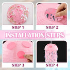 VioraWhite 37 Pcs Cartoon Party Decorations Jellyfish Hanging Paper Lantern - Image 4