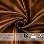 Satin Chair Sashes Bows 50 Pack Universal Polyester Chair Ribbons for Wedding Anniversary Retirement Party Birthday Engagement Banquet Graduation Outdoor Events Decor (Brown, 50 pcs) - Image 4