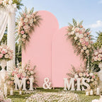 Pink Arch Cover 7.2 and 6ft Spandex Birthday Arch Backdrop Cover Set of 2 - Image 3