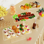 Bakzon Dessert Cupcake Stand, 3 Set Acrylic Tiered Serving Tray for Dessert Table Display, Cup Cake Holder for Tea Party/Birthday/Wedding - Image 6