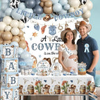 Cocomigo Cowboy Baby Shower Decorations, All-in-1 Party Set Serves 25 - Image 2