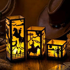 Rossesay 24 Pcs Western Lantern Centerpieces for Table Cowboy Party Decor by Rossesay