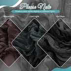 Black Boho Cheesecloth Table Runner 12 Pack 17x108 Inch Sheer Gauze - Image 5