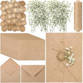 100 Sets Wedding Invitation Kit Vellum Jackets for 5x7 Inch Brown by Unknown