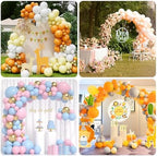 Arch Balloon Stand Kit, 8.2ft & 5ft Free Bending Soft Balloon Flower Backdrop Stands Set with Water Base for Birthday Party Decorations Baby Shower Wedding Graduation Balloons Decor - Image 7