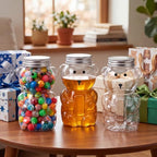 Mumufy 24 Pcs Bear Shaped Plastic Jars Empty Containers for Candy, 12 oz - Image 6