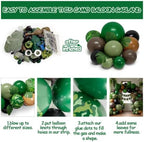 Camo Balloon Arch Garland Kit with Banner Leaves, 115PCS Double Stuffed - Image 4