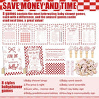 Sabary 428 Pcs Special Delivery Pizza Baby Shower Games Set-8 - Image 3