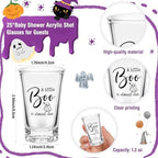 Blushtier 25 Sets Baby Shower Shot Glass Bottle Opener, Boo - Image 2