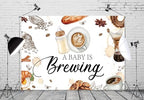 15x10ft Coffee Baby Shower Backdrop A Baby is Brewing Coffee Baby Shower Party Photography Background Milk Bottle Coffee Beans Croissant Newborn Baby Shower Decorations Banner Photo Studio Props - Image 5