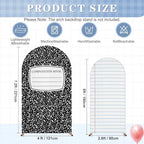 Moukeren Composition Notebook Arch Backdrop Cover 6ft and 7.2ft for Pastel Classroom Decor Back to School Bulletin Board Paper Background Party Banquet Photo Arches Background Decorations - Image 3