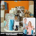 Leinuosen 6 Sets Baby Shower Game Prizes for Men with Cleaning Cloth Bottle Opener Screwdriver Tape Measuring Keychain Multi Tool Pen Gift Bag Funny Baby Shower Prizes for Winner - Image 6