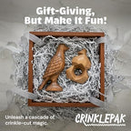 CrinklePak 10 LB USA Made crinkle paper filler | Paper Shred Filler for Shipping packages, Gift Wrap, Great packing paper for gift basket filling, Birthdays, and Weddings|Silver & White Metallic - Image 4
