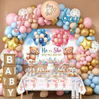 Gender Reveal Decorations He or She Boy or Girl Baby Shower Party Supplies - Image 6
