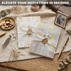 50 Pack Vellum Jackets for 5x7 Invitations - 130 GSM Pre-Folded - Image 4