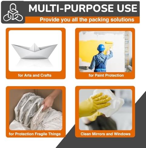 Party Solids White Tissue Paper for Gift Bags 20" X 30" - Image 5