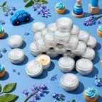 MTLEE 50 Pcs Greenery Baby Shower Scented Candles for Boy - Image 5