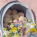 Hamperkorb Basket Shape Crib Empty Baby Showers Flower Basket for Wedding Birthday Valentine's Day Home Decoration Cardboard - Image 4