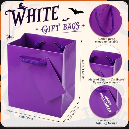 Sherr 100 Pcs Halloween Mini Gift Bags Bulk, 4 x 2.75 x 4.5 in Paper Bag - Image 3
