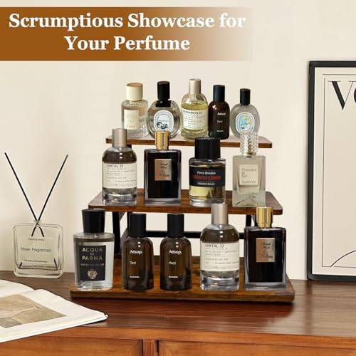 Cupcake Stand for 50 Cupcakes, Wood Metal Riser Dessert Table Display Stand - Image 6